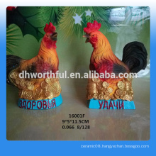 2016 new style resin rooster statue